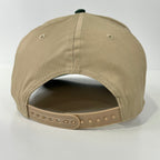 DOVE Hunting  Khaki Brim Green Crown Adjustable SnapBack Ball Cap Outdoors Hat Custom Embroidered