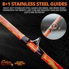 Orange Dragon Fire Casting Glow Rod