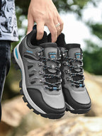 Outdoor Waterproof Hiking Boots Mens Non-Slip Shoes Walking Climbing Hiking Mountain Sport Boots Hunting Men Snow Waterproof Winter Boots For Hiking Skiing Hunting Walking