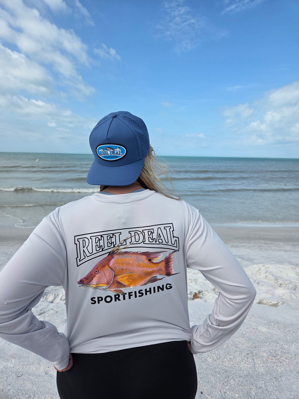 Reel Deel Hogfish Dry Fit Long Sleeve Performance Shirt