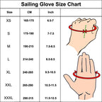 Sailing Gloves All Cut Fingers Blue Grey kayaking watersports