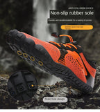 Summer Outdoor Mens Sports Water Shoes Non-Slip Beach Shoes Barefoot Upstream Shoes Quick-Dry Aqua Sock Barefoot For Beach Swim River Pool Lake Hiking Kayaking Surfing