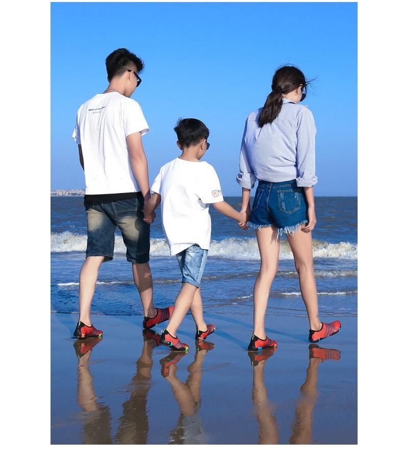 Summer Outdoor Mens Sports Water Shoes Non-Slip Beach Shoes Barefoot Upstream Shoes Quick-Dry Aqua Sock Barefoot For Beach Swim River Pool Lake Hiking Kayaking Surfing