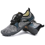 Summer Outdoor Mens Sports Water Shoes Non-Slip Beach Shoes Barefoot Upstream Shoes Quick-Dry Aqua Sock Barefoot For Beach Swim River Pool Lake Hiking Kayaking Surfing