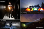 Waterproof Z45 Led Flashlight Ultra Bright Waterproof MINI Torch T6/L2/V6 zoomable 5 Modes 18650 rechargeable Battery for camping tactica Led Mini Water-Resistant Torch Light For Indoor & Outdoor Camping Hiking Accessories Gear